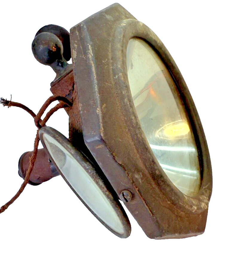 VINTAGE OLD CAR Kilbourn-Sauer Search SpotLight & Mirror 15048 Pre-1920's B58-3