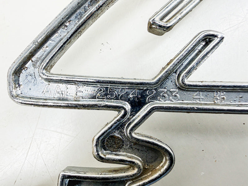 OEM 1965 1966 PLYMOUTH FURY FENDER EMBLEM MOPAR 2524233 E10-95