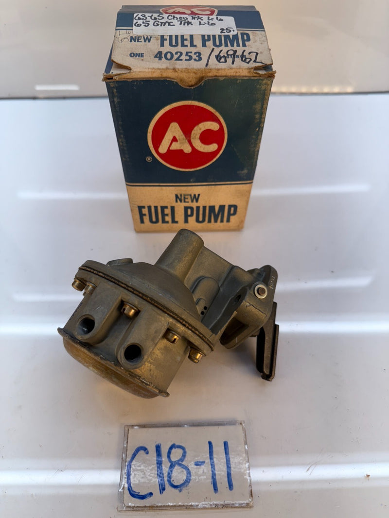 NOS 1963-65 Chevrolet GMC Truck Fuel Pump AC 40253 6Cyl 292 CI 63 64 65 C18-11