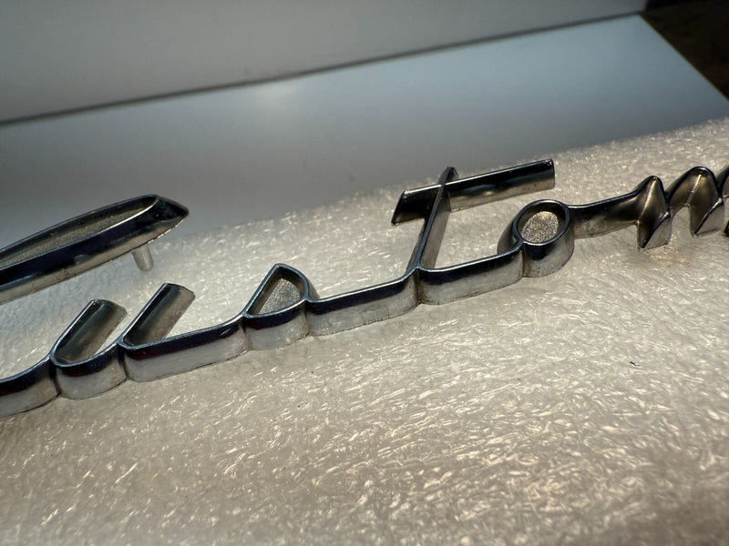 Vintage OEM 1960’s AMC Rambler CUSTOM Chrome Emblem 3458082 B32-49