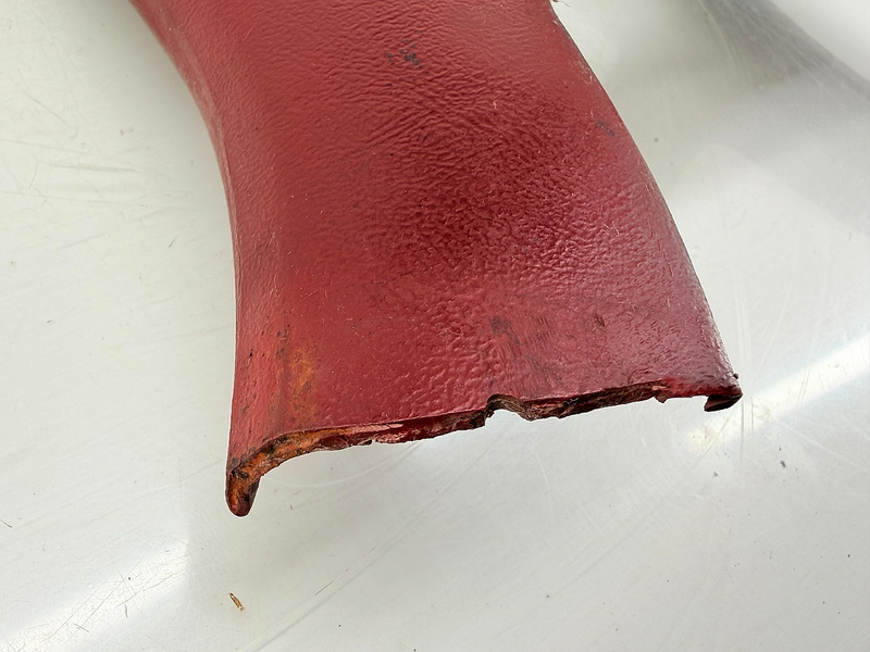 1983 - 1986 FORD Mustang Foxbody Convertible PAIR Red A-Pillar Trim E3ZB-6103598