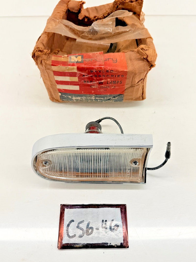 NOS 1962 Mercury Backup Lamp Tail Light Partial Kit C2YY-15499-A2 C56-46