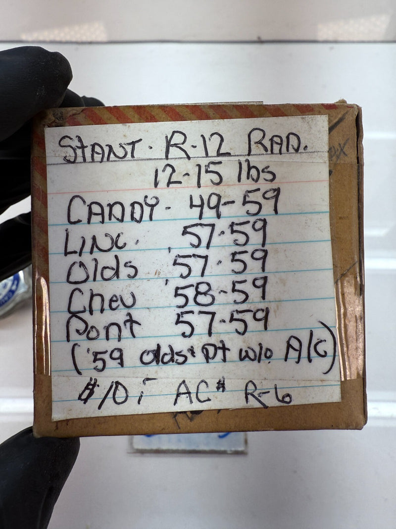 NOs Evrseal 1958 - 63 Chevrolet & Cadillac Stant R-12 Radiator Cap 14 lbs C20-5