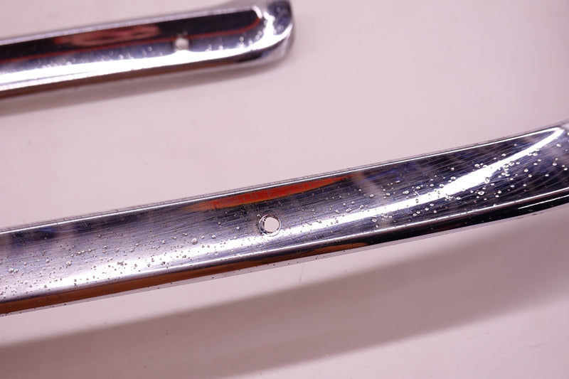 OEM 1965 1966 Ford Mustang Convertible Pair Chrome Top Boot Trim Molding S-111