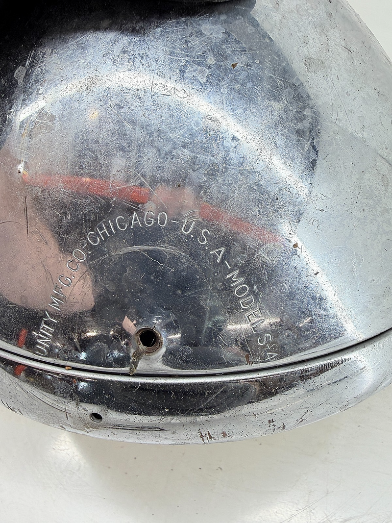 Vintage UNITY Model S-4 Fog Lamp Driving Light HOT RAT ROD C36-65