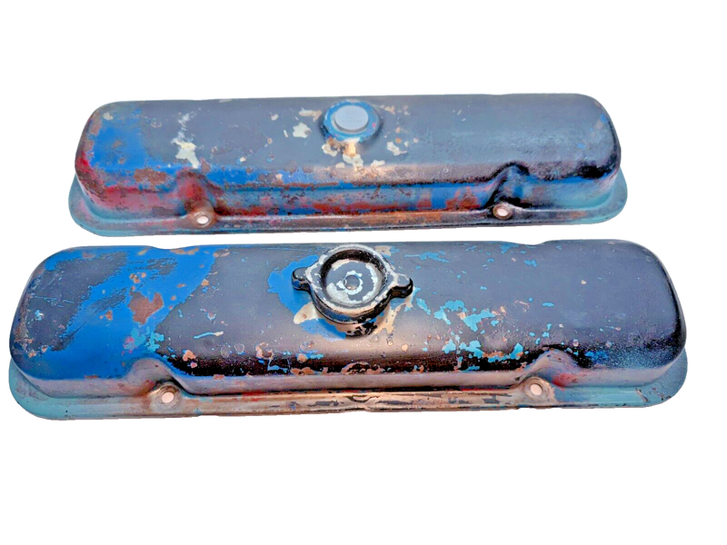 Original 1967-1972 Pontiac GTO Lemans Firebird V8 Valve Covers B44-15