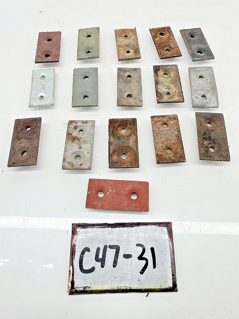 (2) Original Jeep Willys CJ2A CJ3A Windshield Lower Brackets J-Hook Mount C47-31