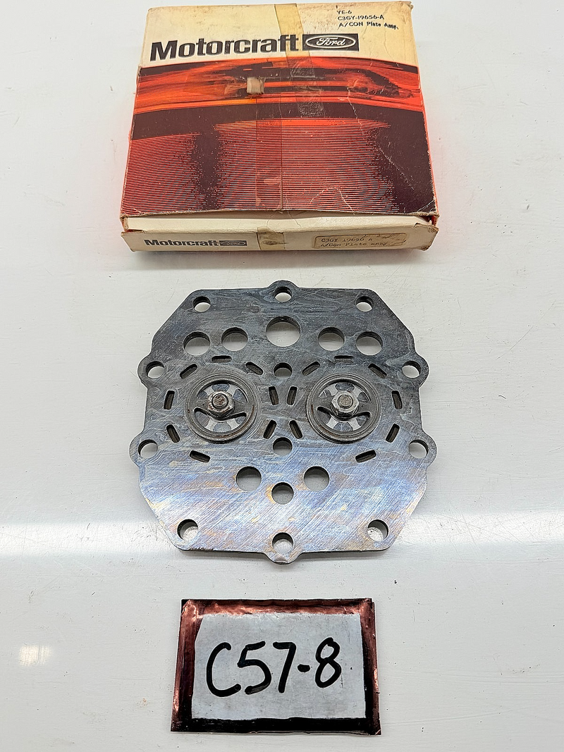 NOS 1963 1964 Ford Galaxie Air Conditioning Compressor Valve Plate C3GY-19656-A