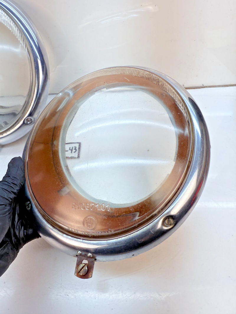 OEM 1946 - 1966 Volkswagen Type1 Bug Headlight Assembly Set PAIR B83-43