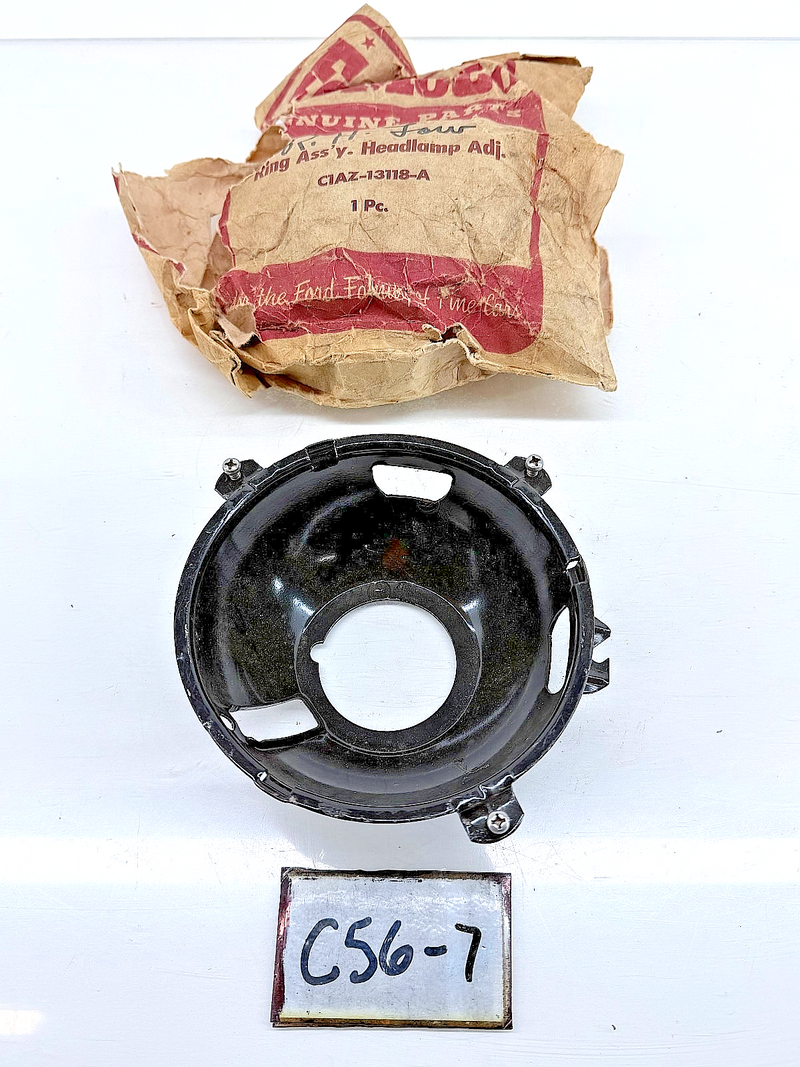 NOS 1961 - 1963 FORD THUNDERBIRD FRONT HEADLIGHT BUCKET RH C1AZ-13118-A C56-7