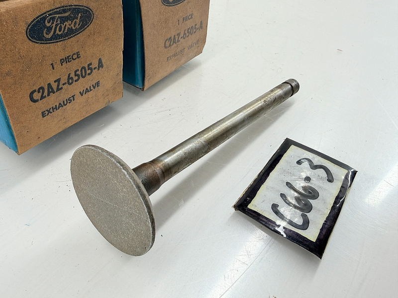 (2) NOS 1962 FORD MERCURY Engine Exhaust Valve C2AZ-6505-A C66-3