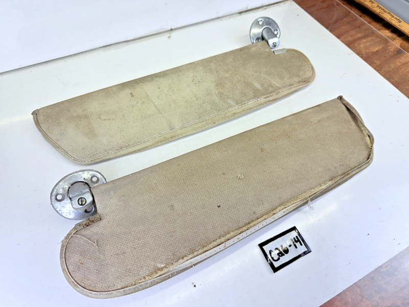 OEM 1967 1968 1969 CHEVY CAMARO PONTIAC FIREBIRD SUN VISORS GM #5716816 C26-14