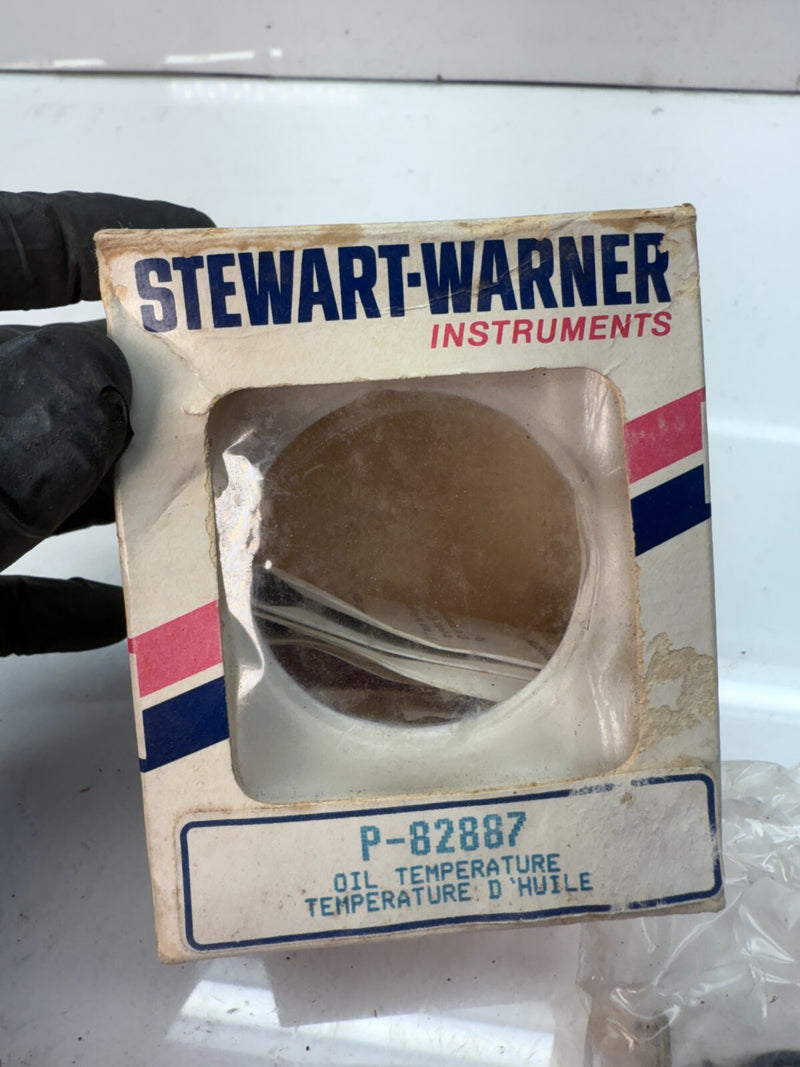 NOS Vintage Stewart Warner  Electric Oil Temperature Gauge P-82887 C22-8