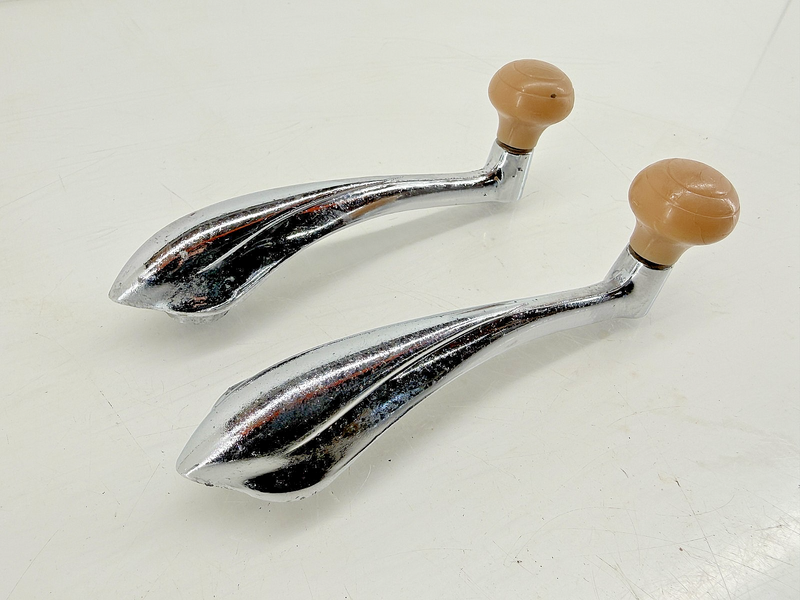 Vintage Original 1941 - 1948 FORD WINDOW CRANKS HANDLES PAIR 1942 1947 C64-50