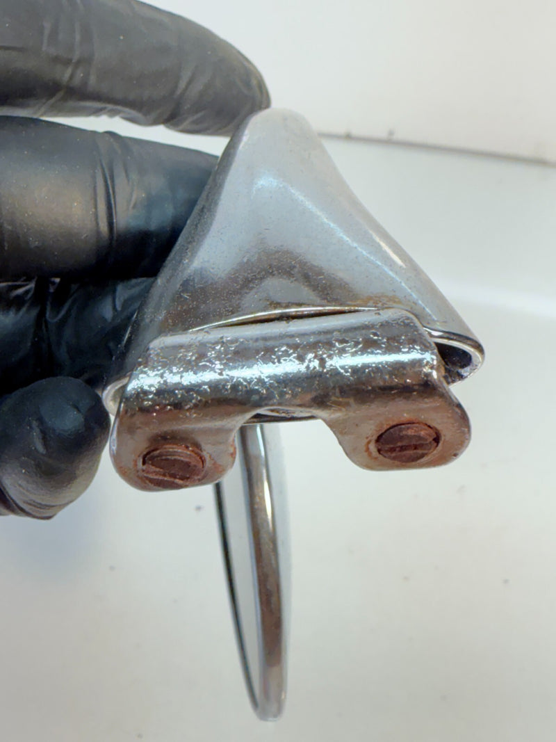 Vintage 1930's & 1940's Clamp On Chrome Side Mirror B55-15
