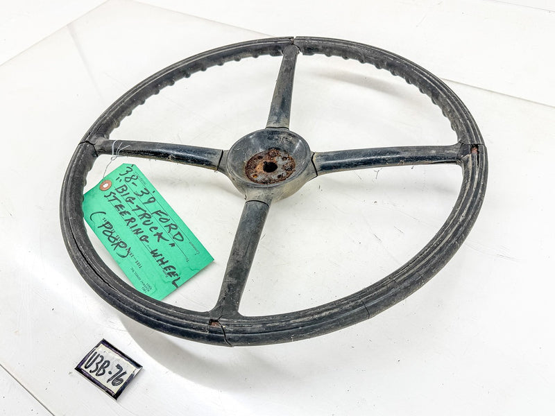 OEM 1938 1939 FORD BIG TRUCK STEERING WHEEL RAT ROD PARTS U3B-76