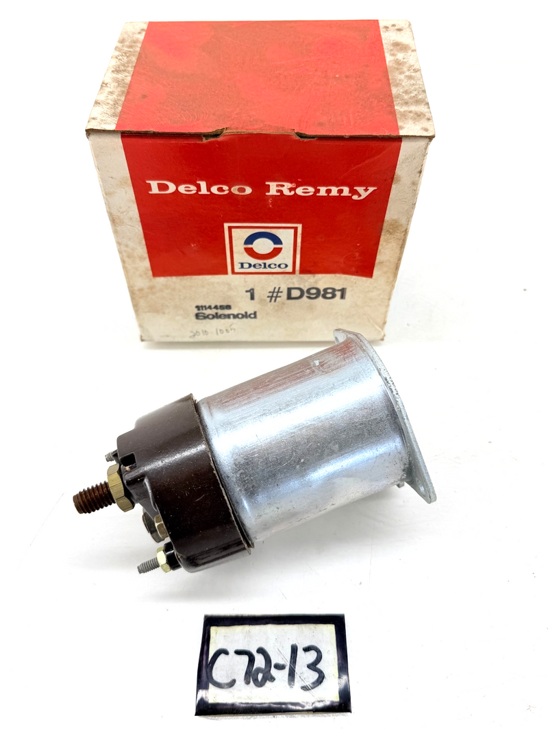 NOS 1964 - 1975 Chevy Pontiac Olds Z28 GTO 442 GS Delco Starter Solenoid C72-13
