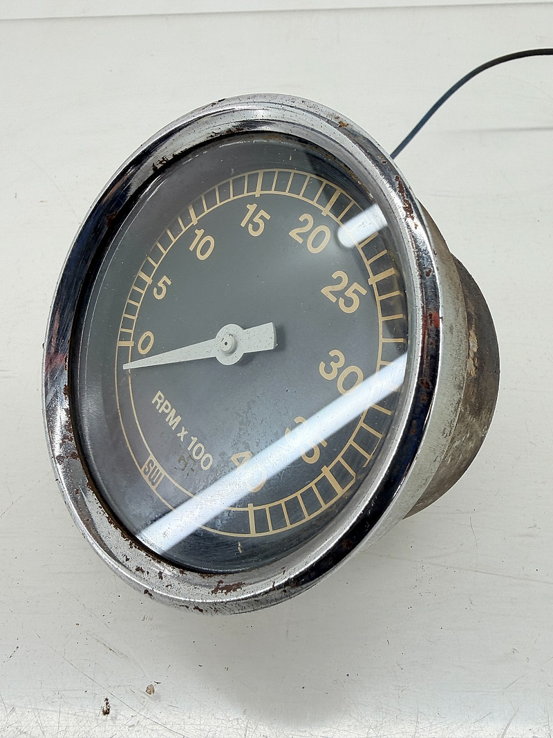 1958 - 1966 Ford Truck Vintage Mechanical 4000 RPM Tachometer D5HF173608A C68-41
