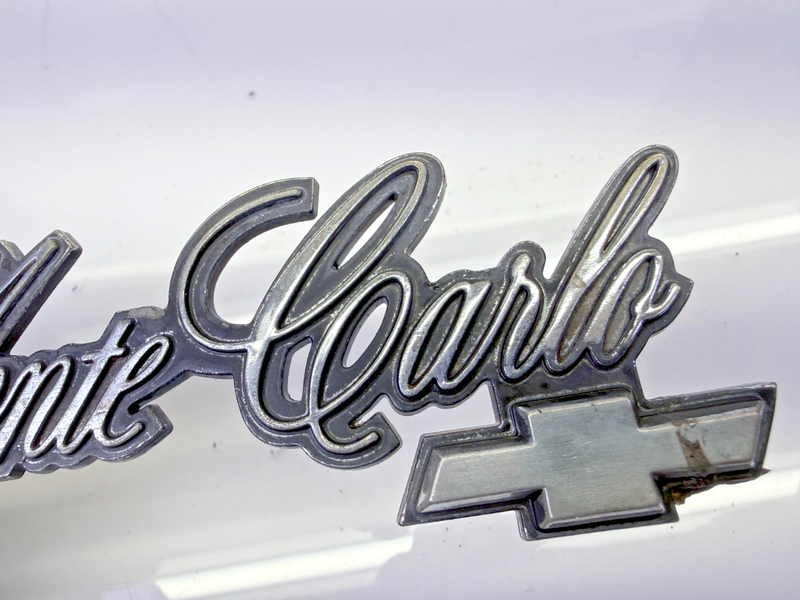 OEM 1978 - 1988 Chevrolet Monte Carlo Trunk Lid EMBLEM E8-101