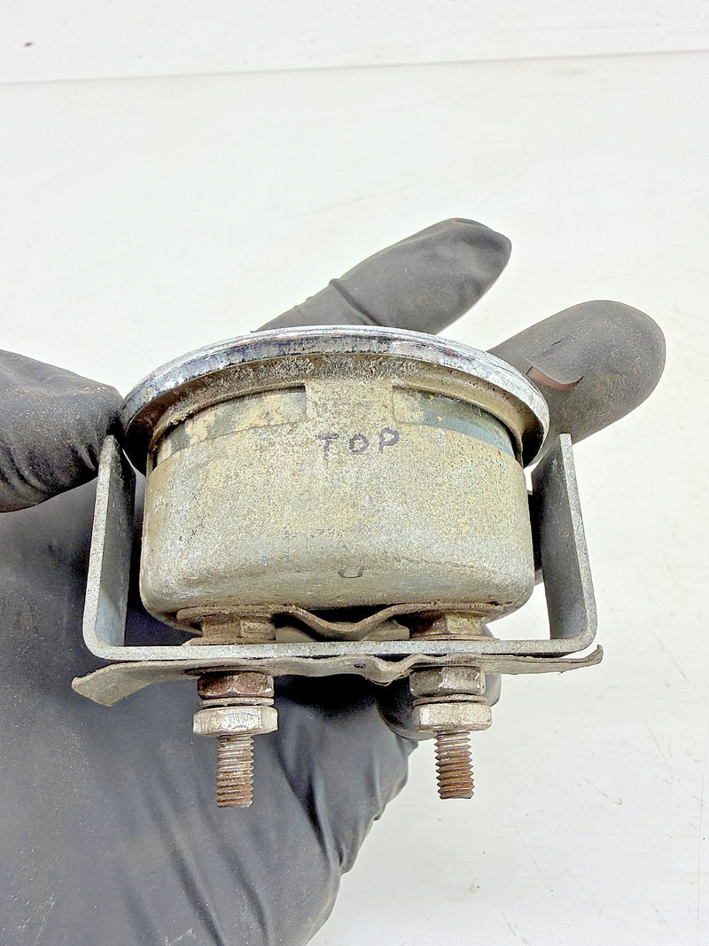 Vintage 1932 - 1948 Ford Hot Rod Glass Oil Pressure Gauge S6997N C39-42
