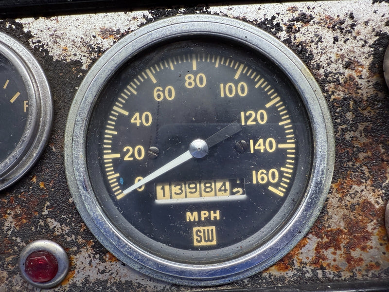 Vintage Stewart Warner Gauge Panel CLUSTER DASH SCTA Hot Rod Speedometer B41
