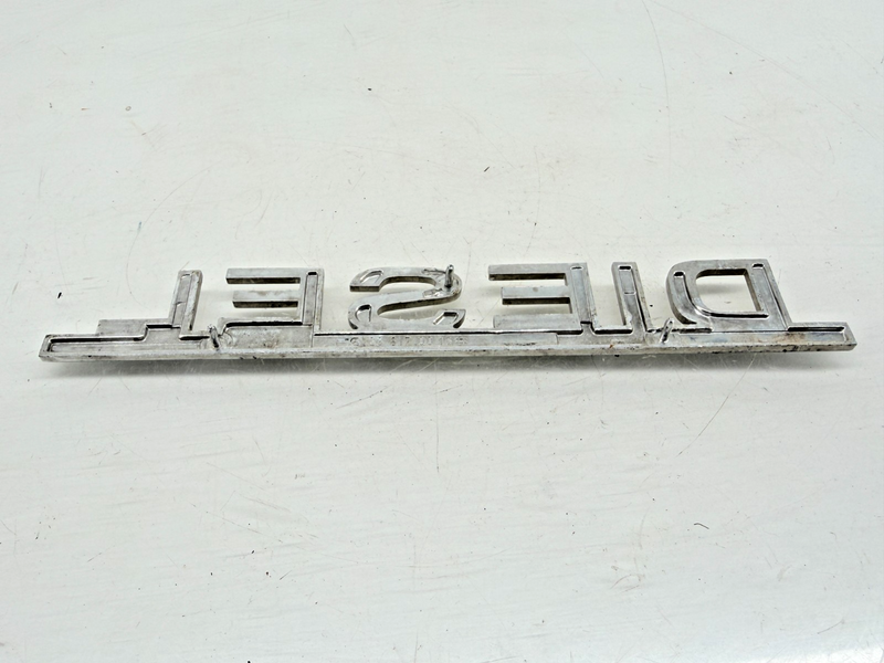 OEM 1975 - 1986 Mercedes Diesel Trunk Emblem Badge 123-817-00-15 E9-47