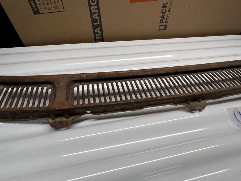 OEM 1960 Chevy Impala Windshield Wiper Cowl Vent Grill Panel Belair U5B-9