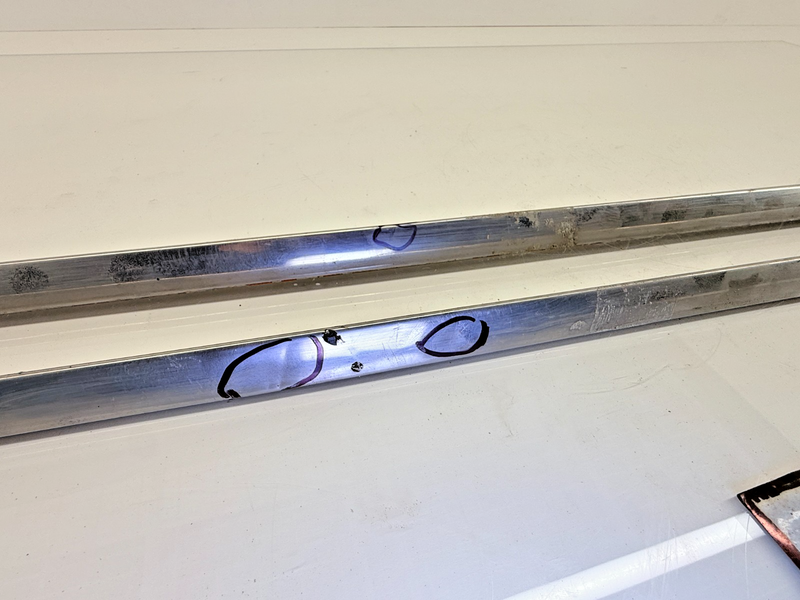 OEM 1961 1962 1963 FORD THUNDERBIRD Beltline Body Quarter Panel Trim Molding S86