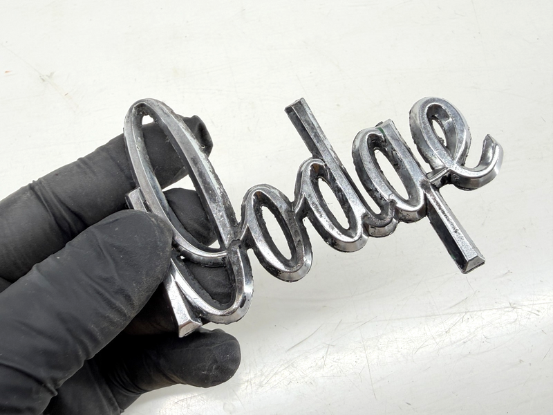 OEM 1971 - 1976 Dodge Script Emblem Plate Badge 3680384 58395A E9-94