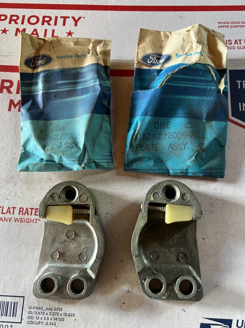 **NOS** Vintage Ford Thunderbird Striker Holder Plates 61 62 62 1961 1962 1963