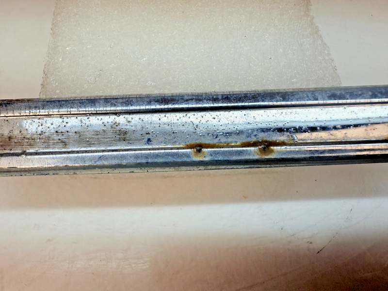 OEM 1960 Chevrolet Impala #3 Left Front Fender Chrome Molding Trim Louver E6-74