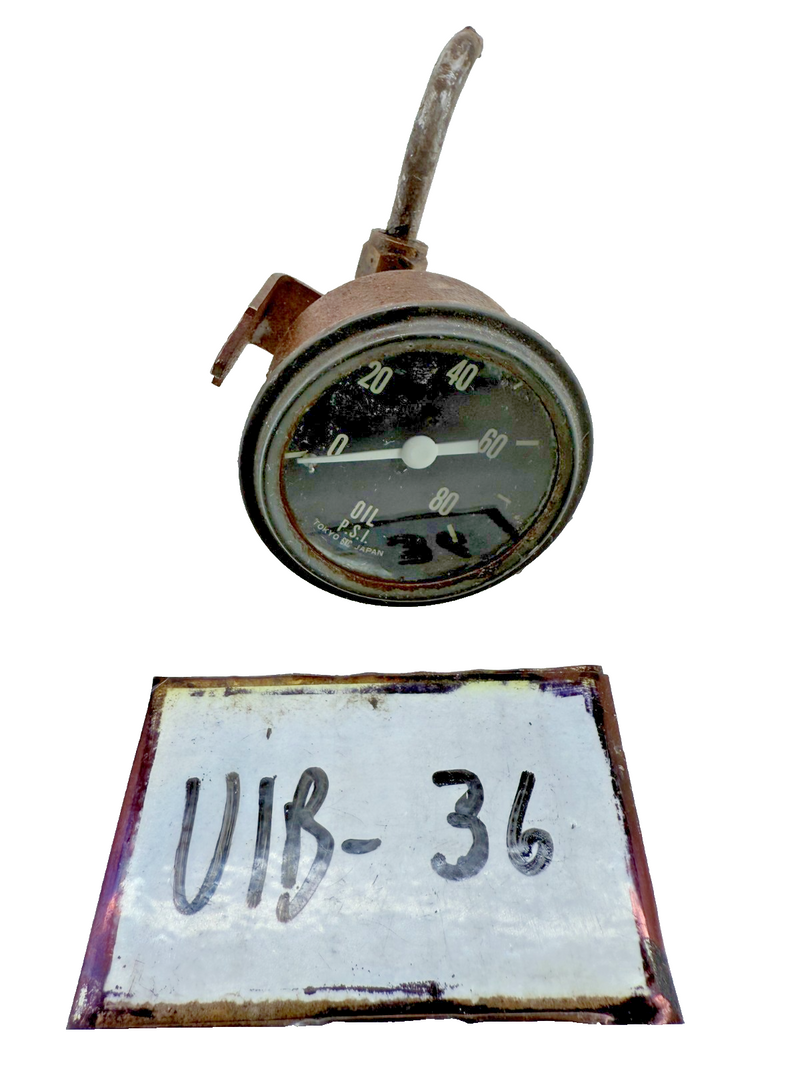 Vintage Original SKC Oil Pressure Gauge Gauge C38-36
