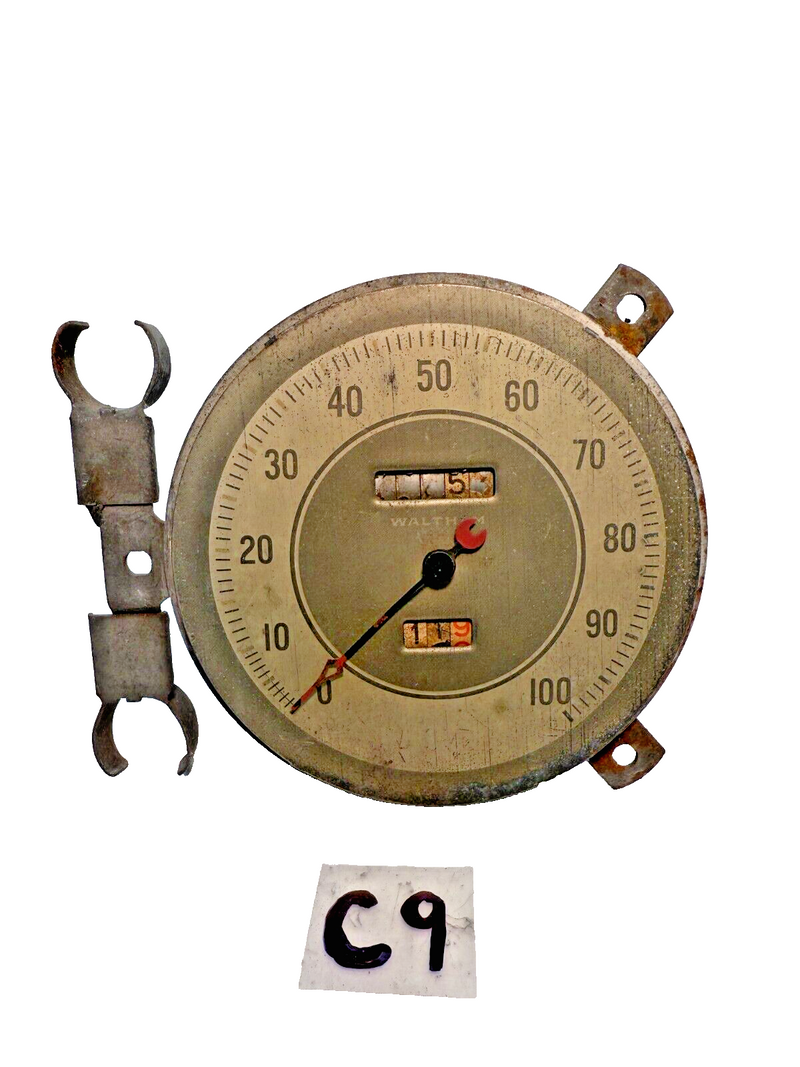 1934 1935 1936 1937 1938 1939 1940 Ford Waltham Speedometer Speedo 100 MPH C9-3