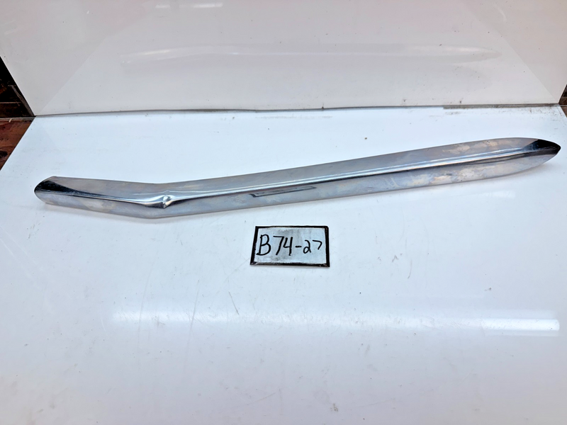 OEM 1960 Impala Bel Air RH Passenger Side Trunk Stainless Trim Molding B74-27