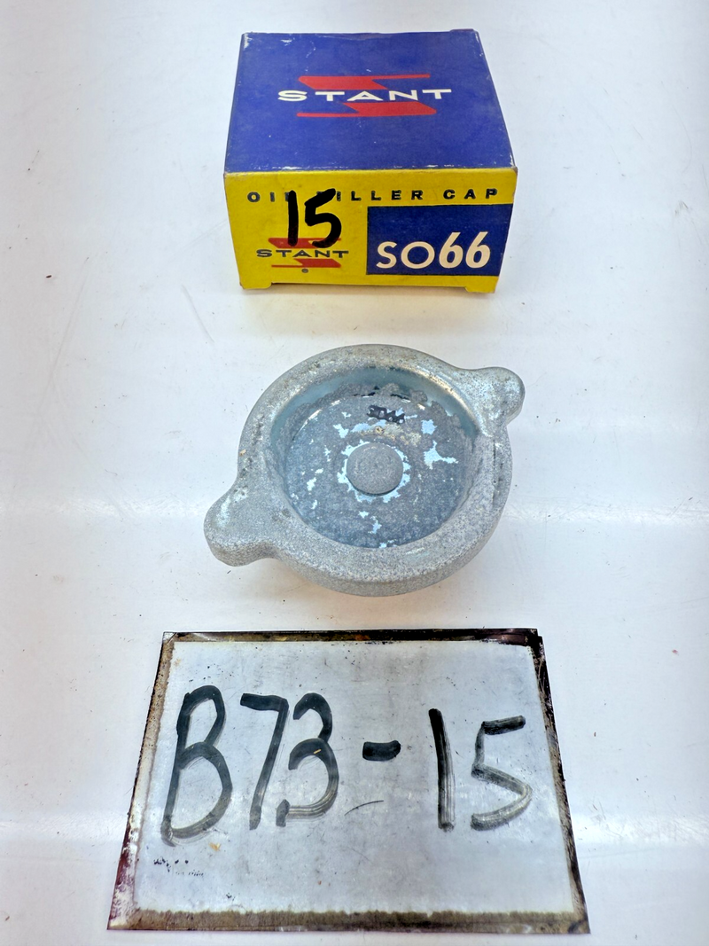 NOS Stant SO 66 SO-66 Oil filler Cap Chevy Corvette Camaro Chevelle Nova B73-15