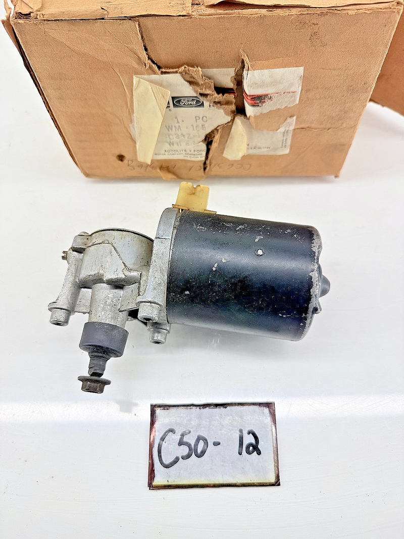 OEM 1963 1964 Ford Galaxie Two Speed Wiper Motor C3AZ-17508-B C50-12