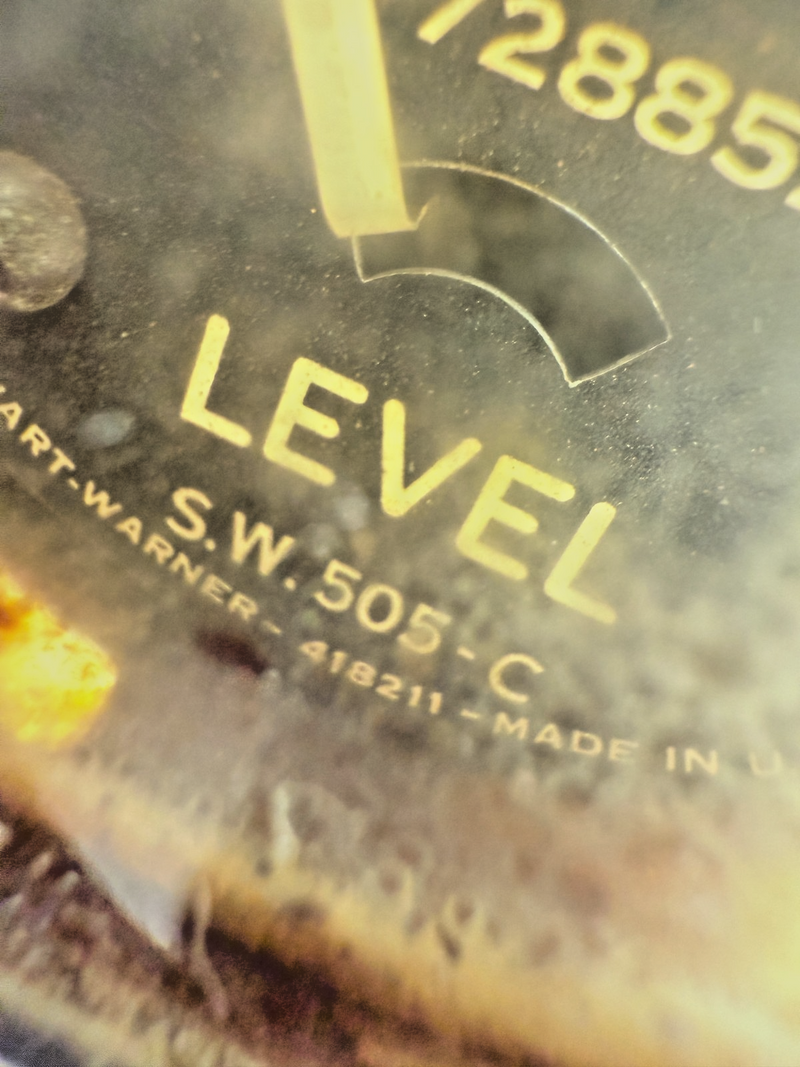 Stewart Warner Fuel Gauge Willys M38A1 Jeep G758 7728852 418211 SW 505-C C36-44