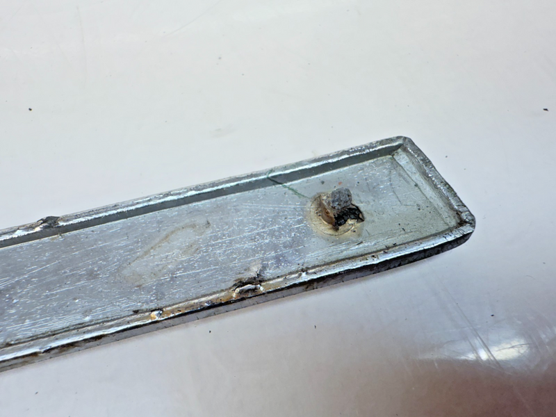 OEM 1960 Chevrolet Impala #4 Right Front Fender Chrome Molding Trim Louver E6-78