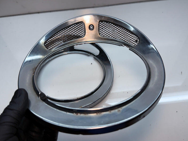 OEM 1980 - 1987 JAGUAR XJ6 HIGH LOW CHROME HEADLIGHT TRIM BEZEL RINGS SET B46