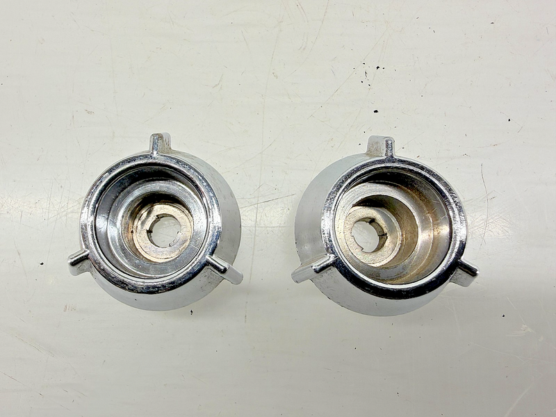 OEM 1971 1972 1973 Ford Mercury Mustang Cougar PAIR Inner Radio Knob C64-57