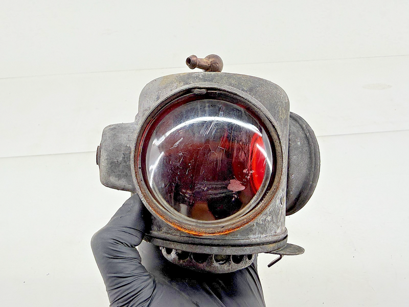 Vintage Accessory Victor 461 Acetylene Tail Lamp Light Brass Era Rat Rod C64-102
