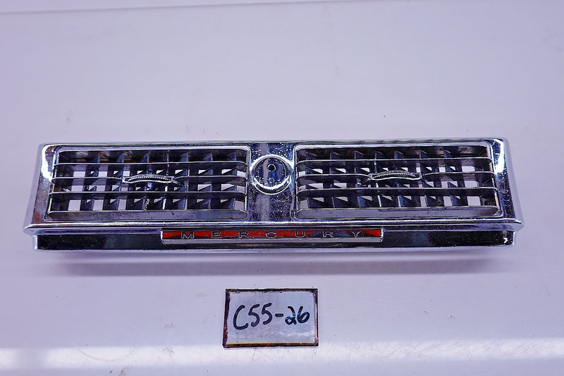 Rare OEM 1964 MERCURY COMET Chrome Dash Vents Bezel C55-26