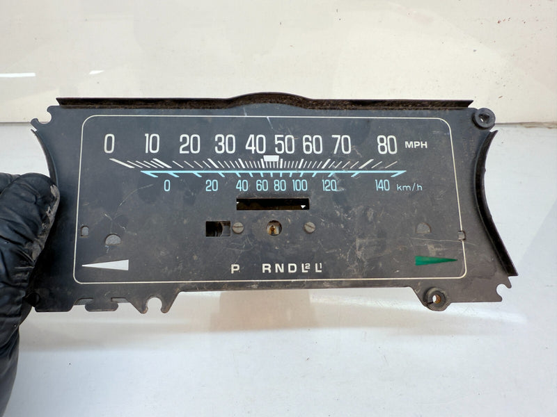 OEM GM 1978 1979 Chevy Impala Caprice Speedometer Cluster Plate 25018217 B62-11