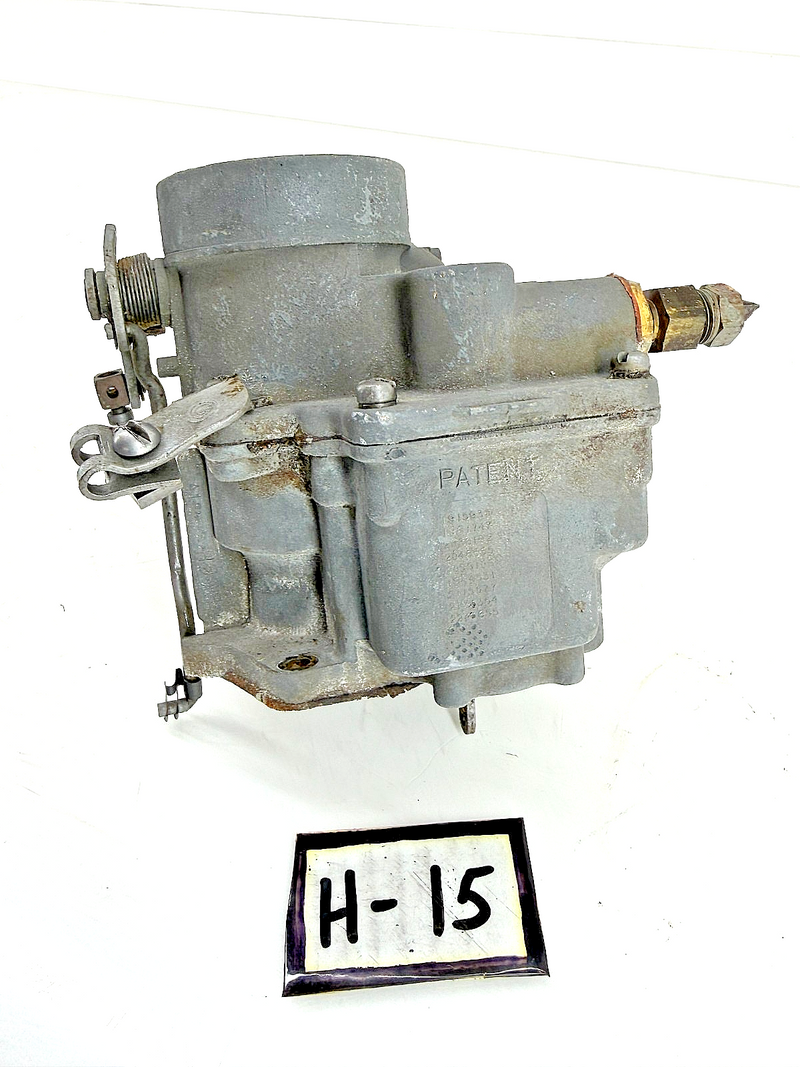 Carter YF 0-722 Carburetor Main Body & Bowl Assembly Nash 6 Cyl 876S 877S H-15