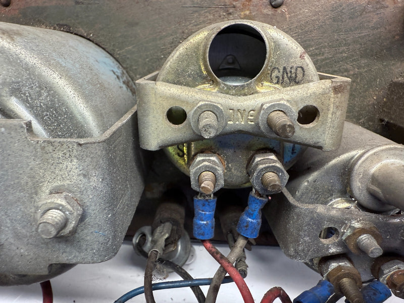 Vintage Stewart Warner Gauge Panel CLUSTER DASH SCTA Hot Rod Speedometer B41