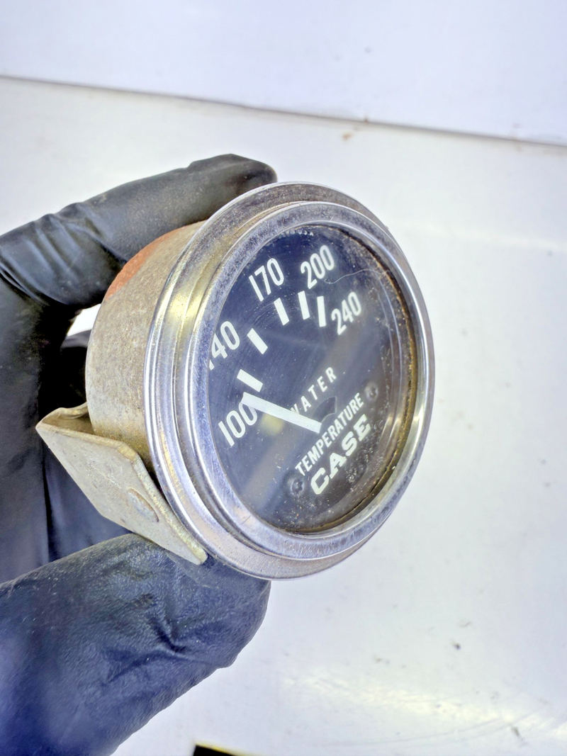 Vintage Stewart Warner 6 Volt 240 Degree Water Temperature Gauge Rat Rod C27-6