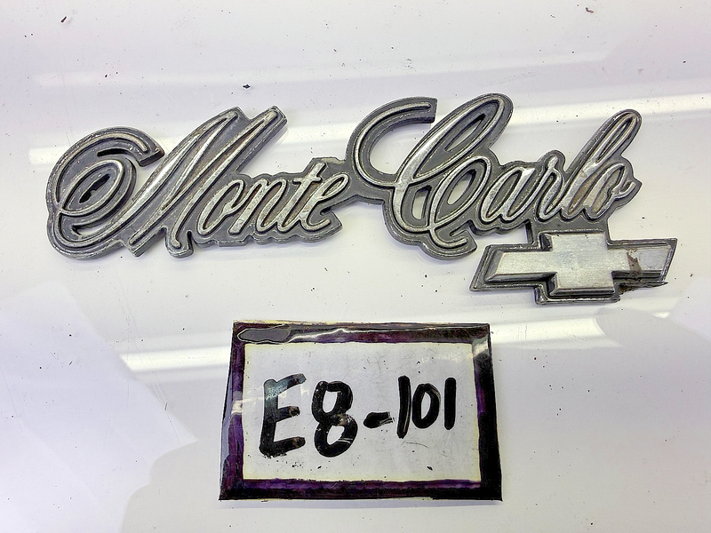 OEM 1978 - 1988 Chevrolet Monte Carlo Trunk Lid EMBLEM E8-101