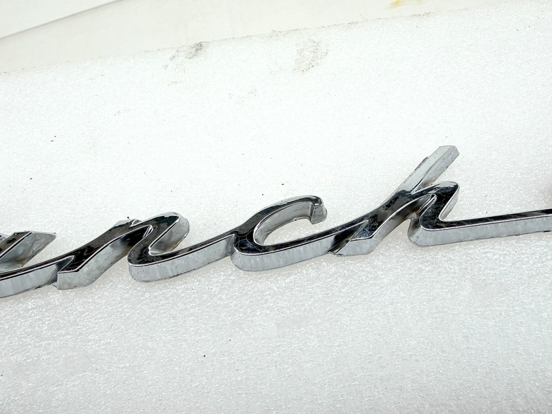OEM 1966 1967 Ford Ranch Wagon Fender Chrome Emblem C69-25