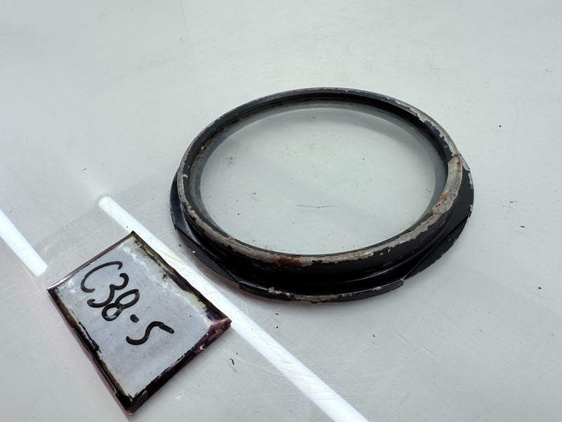 OEM 1950s 1960s Willys Jeep CJ5 CJ6 Speedometer Glass Lens & Bezel C38-5