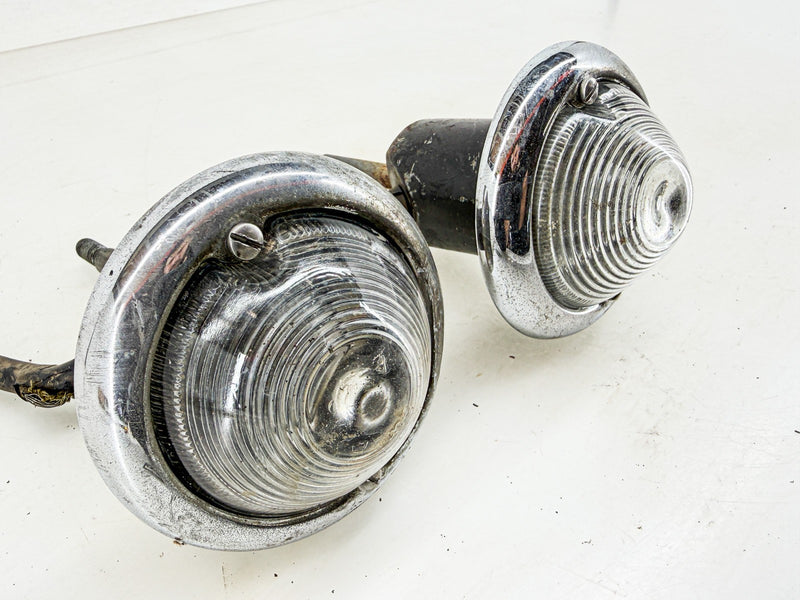Vintage 1940s 1950s GM CHEVY GUIDE F-45 BACKUP LAMP PAIR C78-14